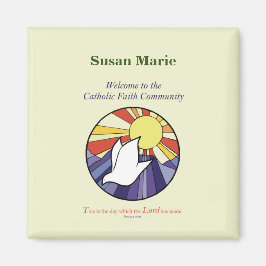 Persoonlijke naam, RCIA-ronde over geel Magneet