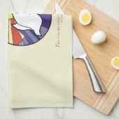 Persoonlijke naam, RCIA-ronde over geel Theedoek (Quarter Fold)