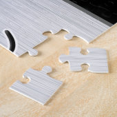 Persoonlijke NAAM Retro Rode Klassieke Autogarage Legpuzzel (Zijkant)