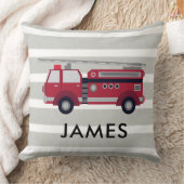 Persoonlijke naam Rode-brandweerkussen Kussen (Deken)