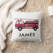Persoonlijke naam Rode vrachtwagen Kussen (Deken)