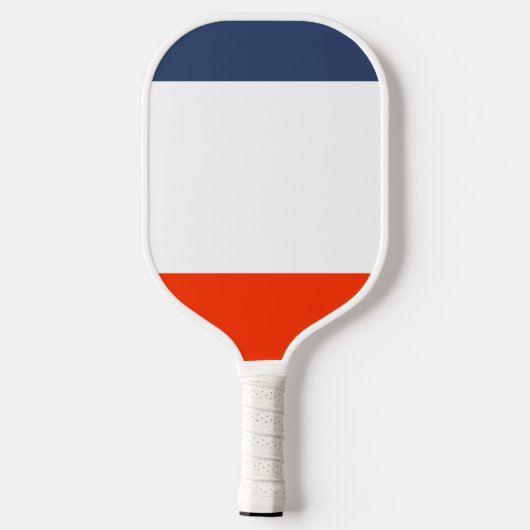 Persoonlijke naam Rode Witte Zeevaart Blauw Pickleball Paddle (Achterkant)