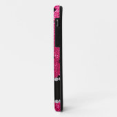 Persoonlijke naam roze glinsterende koeien Case-Mate iPhone case (Achterkant/links)