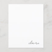 Persoonlijke naam roze harten briefpapier (Voorkant)