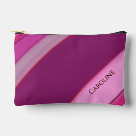 Persoonlijke naam Roze Plum Strepen Etui