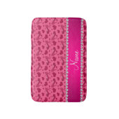Persoonlijke naam roze schoeisel badmat (Voorkant Verticaal)