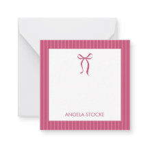 Persoonlijke naam roze strik