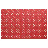 Persoonlijke naam Ruby Red Polka Dot Stof (Yard (91,4 cm))