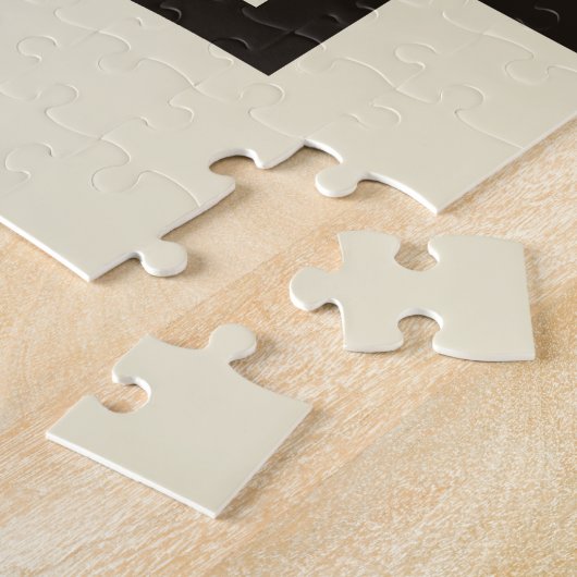 Persoonlijke naam Rustic Farmhouse Old Windmill Legpuzzel (Zijkant)