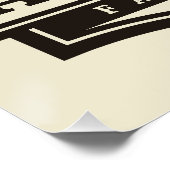 Persoonlijke naam Rustic Farmhouse Old Windmill Perfect Poster (Hoek)