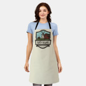 Persoonlijke naam Rustic Farmhouse Old Windmill Schort (Gedragen)