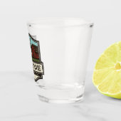 Persoonlijke naam Rustic Farmhouse Old Windmill Shot Glas (Rechts)