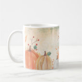 Persoonlijke Naam Rustieke Herfst Koffiemok (Links)