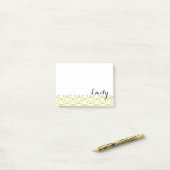 Persoonlijke naam Sage Pinwheels Post-it® Notes (Op bureau)