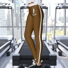 Persoonlijke naam Schattige Siamese Kat Huisdier F Leggings