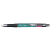 Persoonlijke naam schattige tandaqua glitter pen (Achterkant)