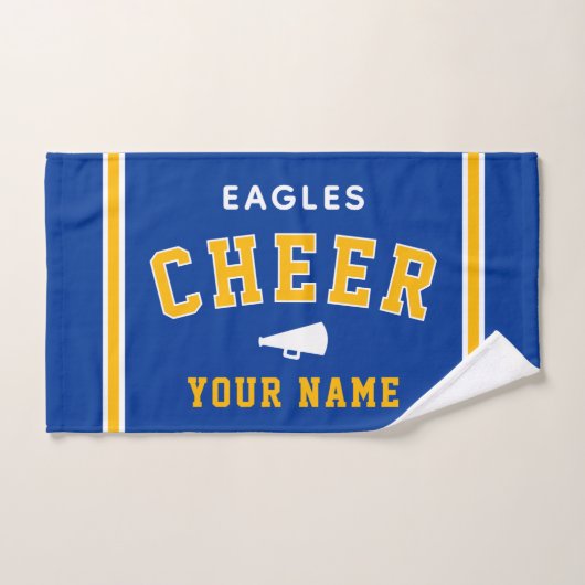Persoonlijke naam & school cheer towel, teamcadeau handdoek (Handdoek)
