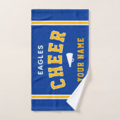 Persoonlijke naam & school cheer towel, teamcadeau handdoek (Handdoek)