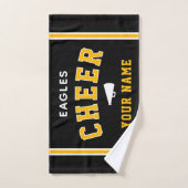 Persoonlijke naam & school cheer towel, teamcadeau handdoek (Handdoek)