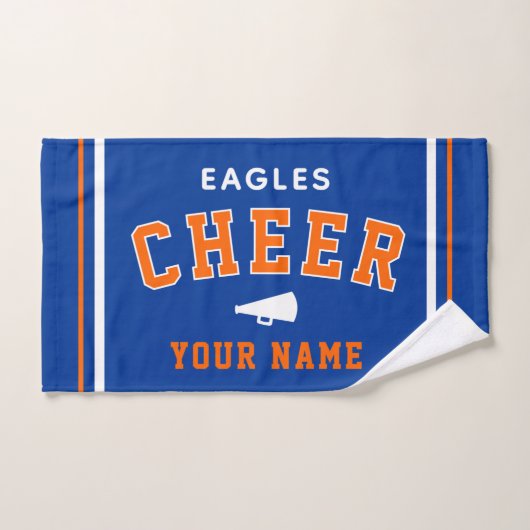 Persoonlijke naam & school cheer towel, teamcadeau handdoek (Handdoek)