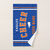 Persoonlijke naam & school cheer towel, teamcadeau handdoek (Handdoek)