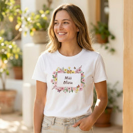 Persoonlijke naam schoolshirt cadeau voor leerkrac Tri-Blend shirt