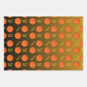 Persoonlijke naam Sentiment Sport Thema Basketball Inpakpapier Vel (Voorkant)