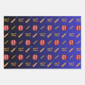 Persoonlijke naam Sentiment Sport Thema Cricket Inpakpapier Vel (Voorkant 2)
