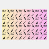 Persoonlijke naam Sentiment Sport Thema Cricket Inpakpapier Vel (Voorkant)