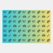 Persoonlijke naam Sentiment Sport Thema Rugby Inpakpapier Vel (Voorkant 3)