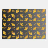 Persoonlijke naam Sentiment Sport Thema Rugby Inpakpapier Vel (Voorkant 3)