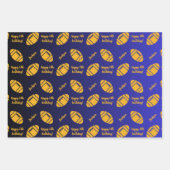 Persoonlijke naam Sentiment Sport Thema Rugby Inpakpapier Vel (Voorkant 2)