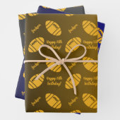 Persoonlijke naam Sentiment Sport Thema Rugby Inpakpapier Vel (In situ)