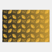 Persoonlijke naam Sentiment Sport Thema Rugby Inpakpapier Vel (Voorkant)