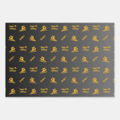 Persoonlijke naam Sentiment Sport Thema Zwemmen Inpakpapier Vel (Voorkant 3)