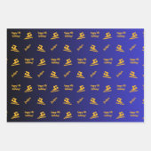 Persoonlijke naam Sentiment Sport Thema Zwemmen Inpakpapier Vel (Voorkant 2)