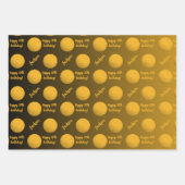 Persoonlijke naam Sentiment Sport Theme Golf Inpakpapier Vel (Voorkant)