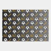 Persoonlijke naam Sentiment Sport Voetdag Inpakpapier Vel (Voorkant 3)