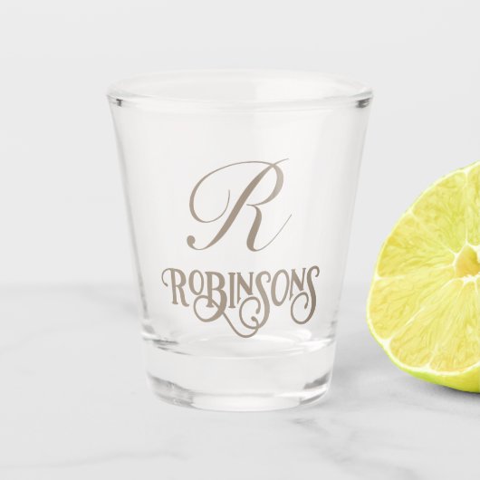 Persoonlijke naam shot glas (Voorkant)