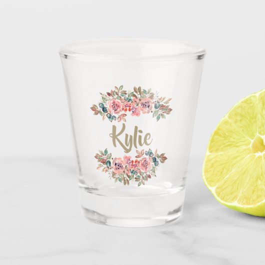 Persoonlijke naam shotglas op maat gemaakte cadeau shot glas (Voorkant)