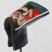 Persoonlijke Naam Smaragdgroene Foto Golfheadcover (3/4 voorkant)