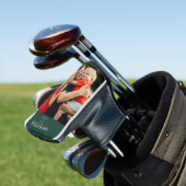 Persoonlijke Naam Smaragdgroene Foto Golfheadcover (Insitu)