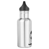 Persoonlijke naam Soccer Black Waterfles (Links)