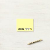 Persoonlijke naam softball Post-it® notes (Op bureau)