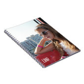 Persoonlijke naam Spiral Foto Notitieboek (Rechterzijde)