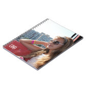 Persoonlijke naam Spiral Foto Notitieboek (Linkerzijde)