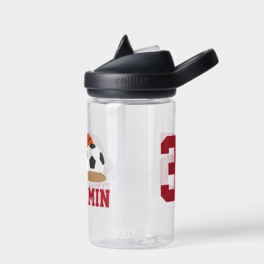 Persoonlijke naam Sports Jersey Waterfles (Links)