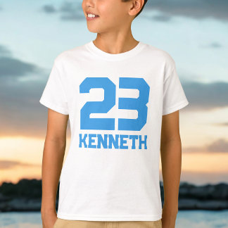Persoonlijke naam sportshirts nummer t-shirt