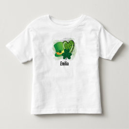 Persoonlijke naam St. Patrick's Day Shamrock Clove Kinder Shirts