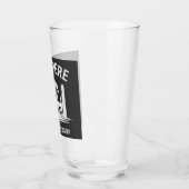 Persoonlijke Naam Steiger Schaduw Baars Glas (Links)